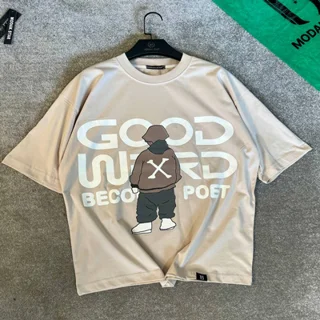 تیشرت پنبه  طرح good - عمده-قیمت هر عدد 489000 تومان