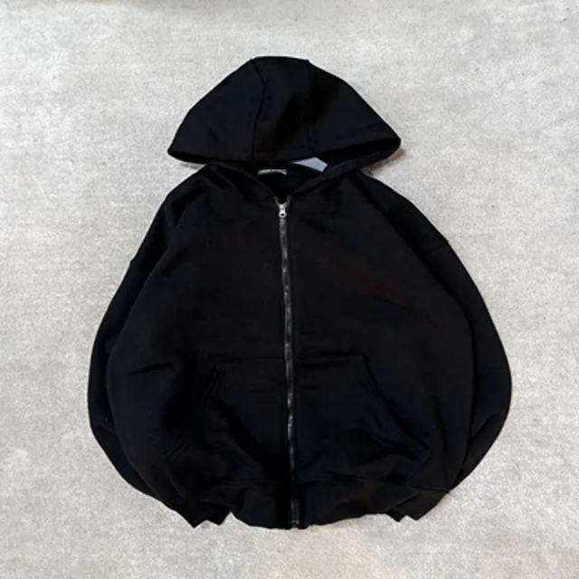 سوییشرت پنبه پاییزه بیسیک-عمده-مشکی