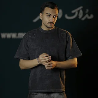 تیشرت ماکان سنگشور زاپدار مردانه -عمده-مشکی