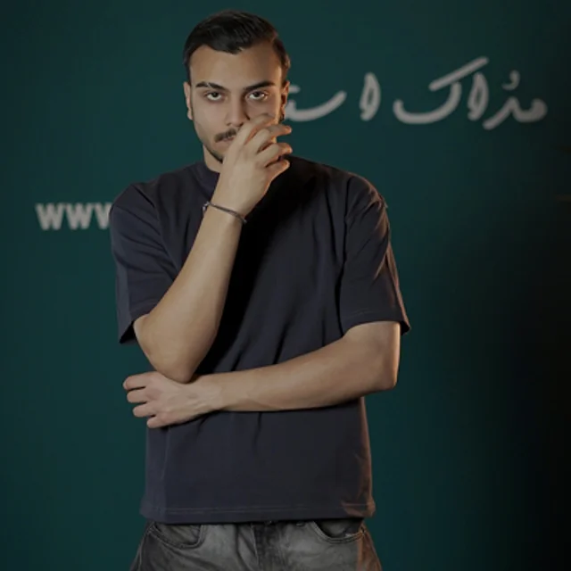 تیشرت دو نخ لاکرا بیسیک-عمده-دودی