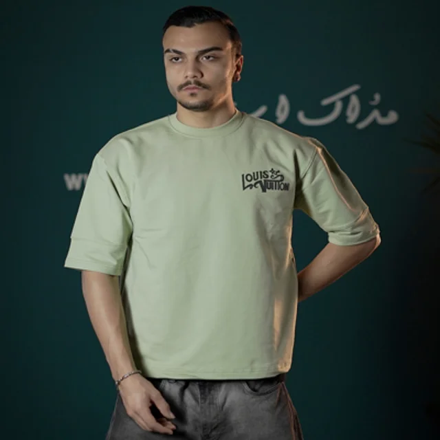 تیشرت دونخ لاکرا طرح لویی ویتون-عمده-سبز