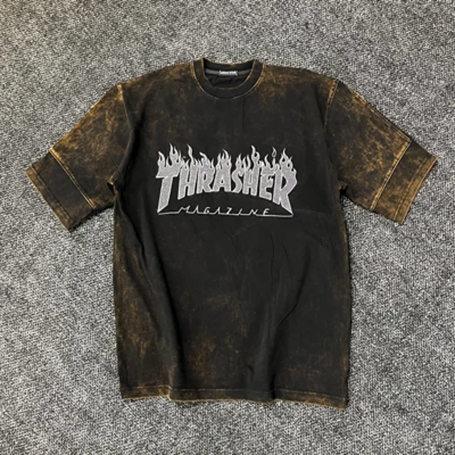 تیشرت ماکان سنگشور THRASHER-عمده-مشکی