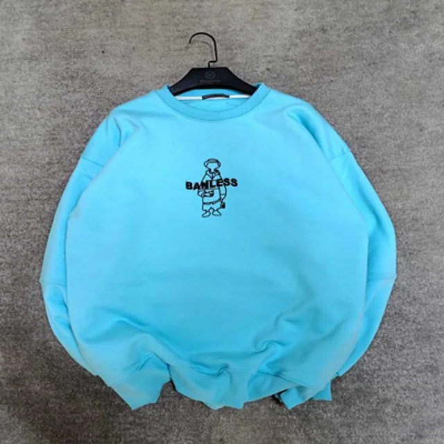 دورس پنبه پاییزه با چاپ پیش و پشت - آبی