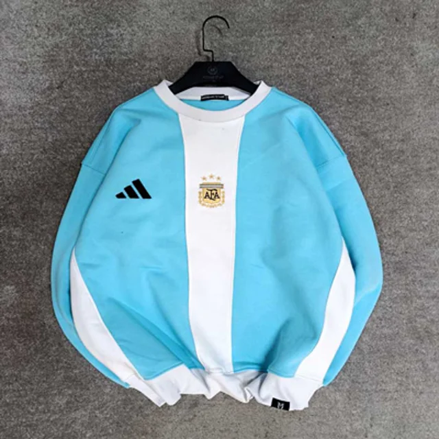 دورس پنبه کیت یقه گرد -آبی آرژانتین