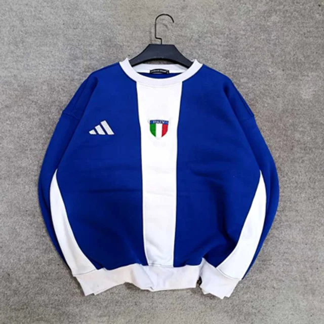 دورس پنبه کیت یقه گرد -آبی ایتالیا