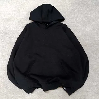 هودی پنبه پاییزه بیسیک-عمده-مشکی