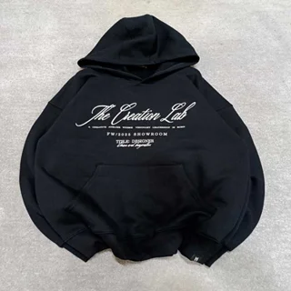 هودی پنبه پاییزه چاپی-عمده-مشکی