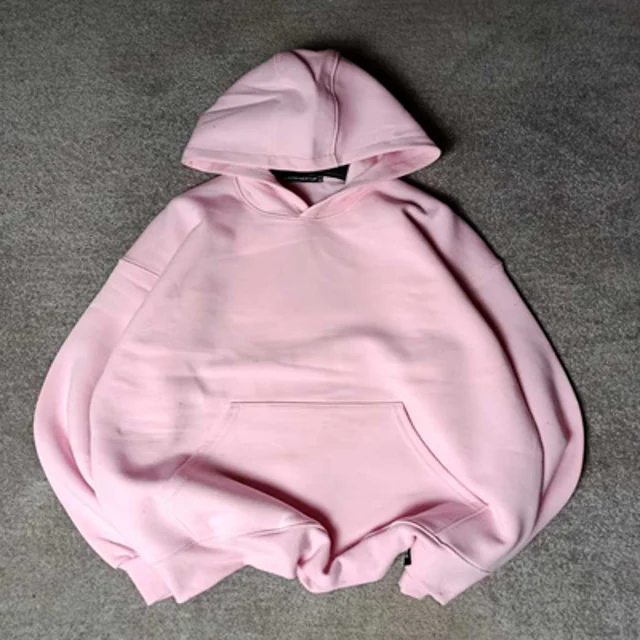 هودی پنبه پاییزه بیسیک-عمده-صورتی