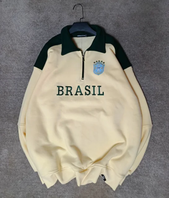 دورس نیم زیپ کیت پنبه مردانه-عمده-کره ای برزیل