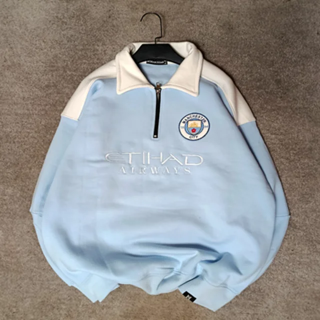 دورس نیم زیپ کیت پنبه مردانه-عمده-آبی سیتی