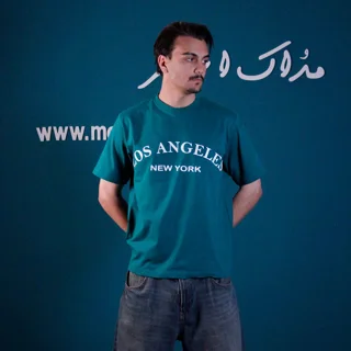تیشرت پنبه طرح LOS ANGLES - عمده-قیمت هر عدد 489.000تومن