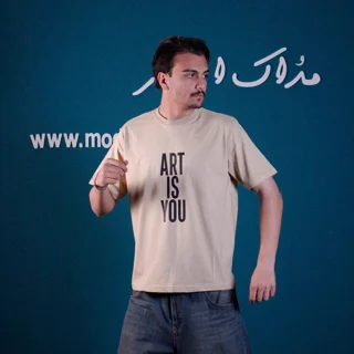 تیشرت پنبه طرح ART -  عمده-قیمت هر عدد 469000